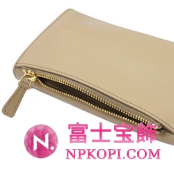 ミュウミュウ MIU MIU 三つ折り財布 財布 サイフ ベージュ 5M1097-SPAZZOLATO-SABBIA